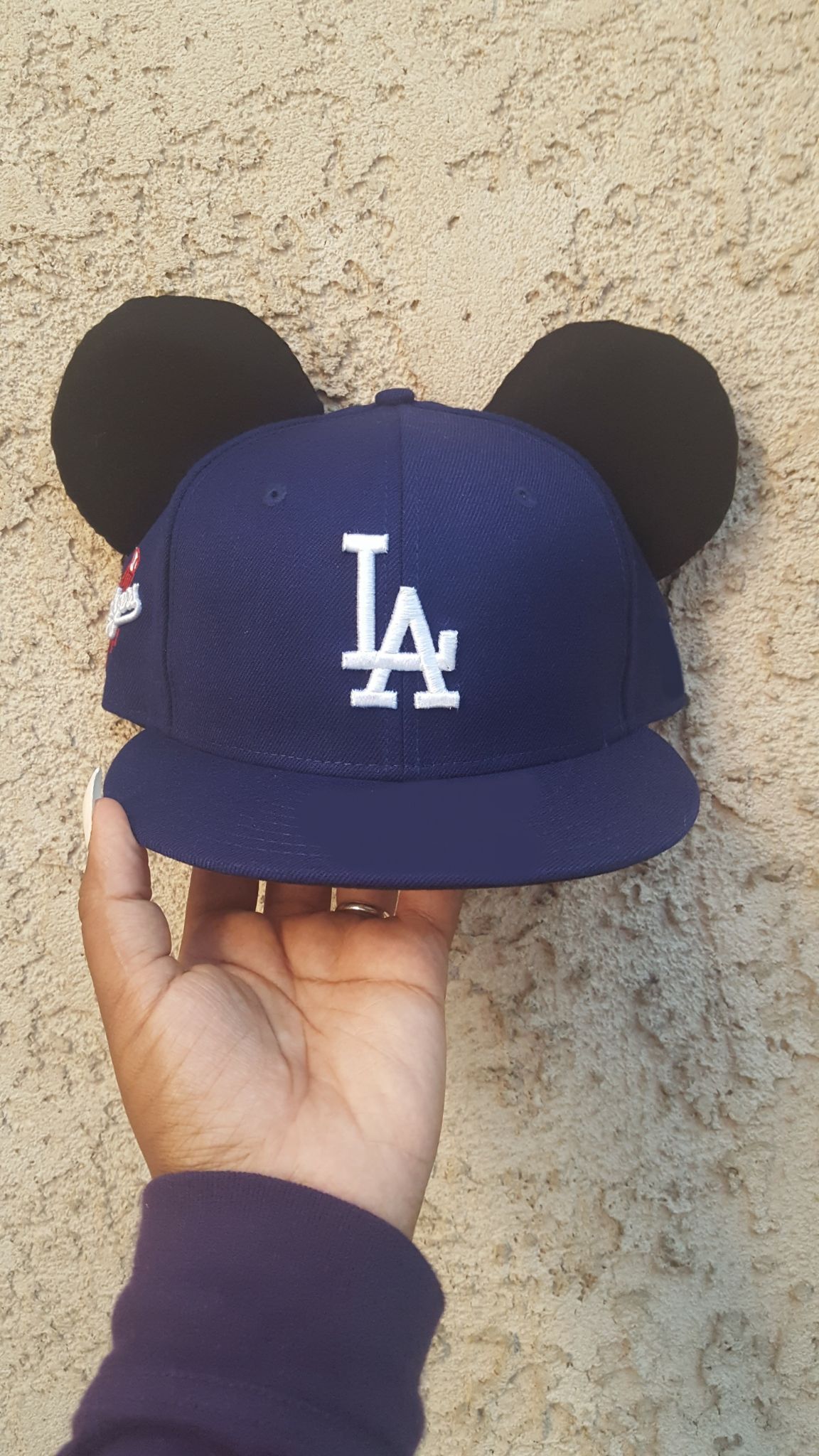 Ready to Ship- Mouse Ear Team Hat- Blue Dodgers